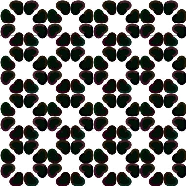 Geometrik soyut dikişsiz desen, vektör illüstrasyonu