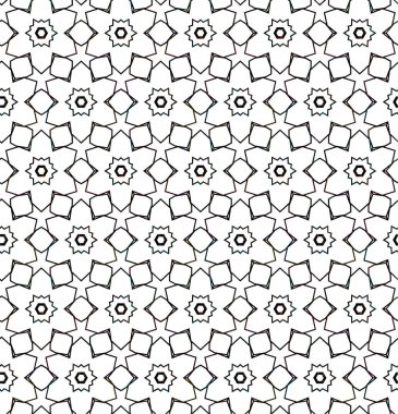 Soyut geometrik süslemesiz desen. tasarım arkaplanı, vektör illüstrasyonu
