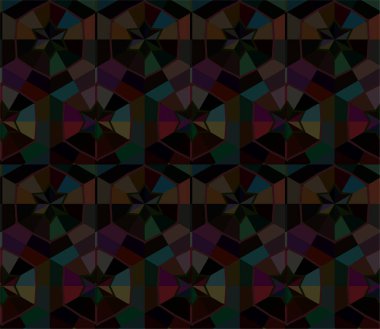 Soyut geometrik süslemesiz desen. tasarım arkaplanı, vektör illüstrasyonu