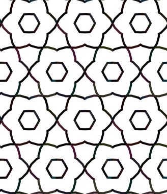Soyut geometrik süslemesiz desen. tasarım arkaplanı, vektör illüstrasyonu