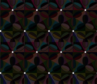 Soyut geometrik süslemesiz desen. tasarım arkaplanı, vektör illüstrasyonu