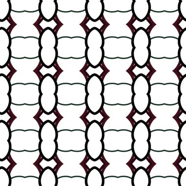 Soyut geometrik süslemesiz desen. tasarım arkaplanı, vektör illüstrasyonu