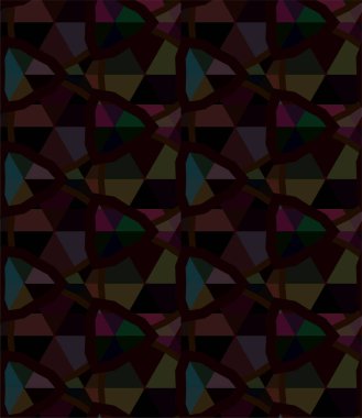 Soyut geometrik süslemesiz desen. tasarım arkaplanı, vektör illüstrasyonu