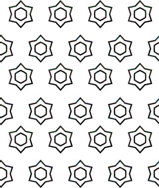 Soyut geometrik süslemesiz desen. tasarım arkaplanı, vektör illüstrasyonu