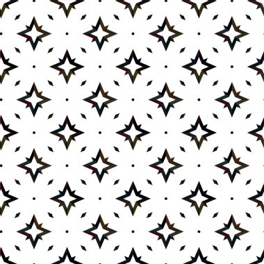 soyut geometrik dikişsiz desen, vektör illüstrasyonu