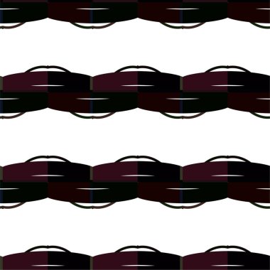 Geometrik soyut dikişsiz desen, vektör illüstrasyonu