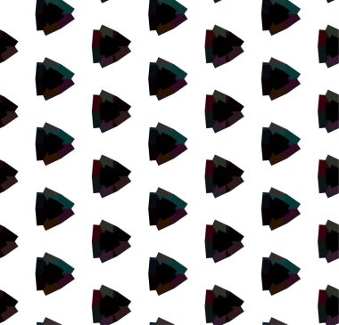 Soyut geometrik süslemesiz desen. tasarım arkaplanı, vektör illüstrasyonu