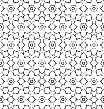 Soyut geometrik süslemesiz desen. tasarım arkaplanı, vektör illüstrasyonu