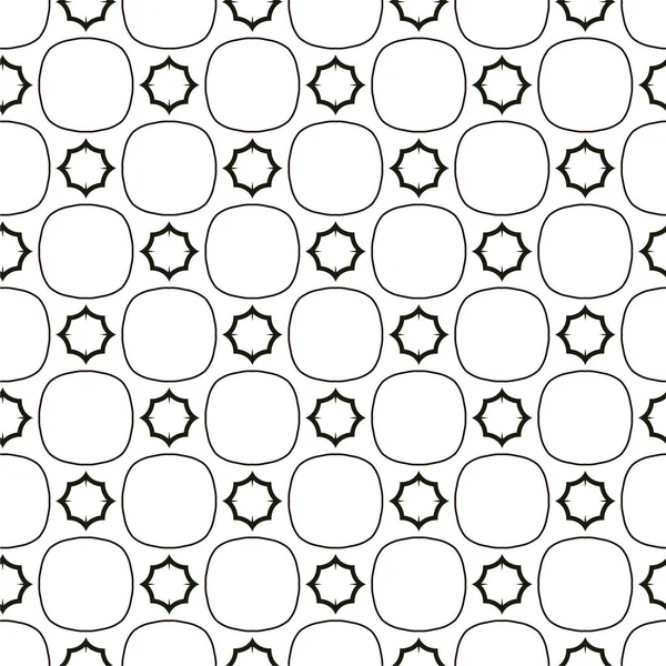 Motif Ornemental Géométrique Abstrait Sans Couture Fond Design Illustration Vectorielle — Image vectorielle