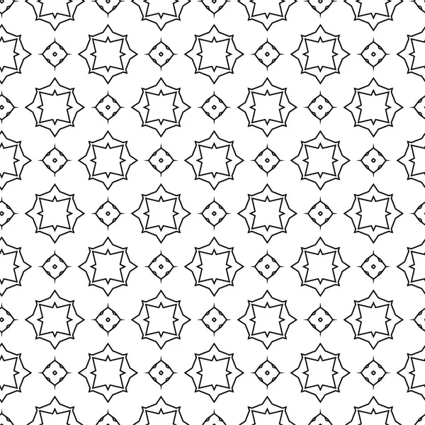 Abstrakte Geometrische Ornamentale Nahtlose Muster Design Hintergrund Vektorillustration — Stockvektor