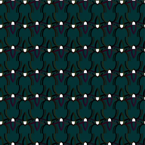 Motif Ornemental Géométrique Abstrait Sans Couture Fond Design Illustration Vectorielle — Image vectorielle