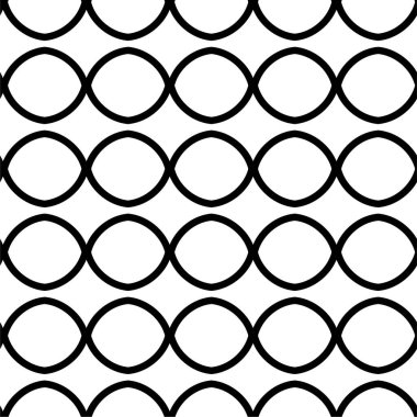 Geometrik soyut dikişsiz desen, vektör illüstrasyonu