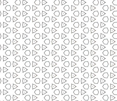 Soyut geometrik süslemesiz desen. tasarım arkaplanı, vektör illüstrasyonu