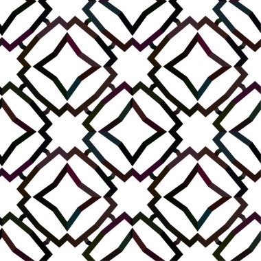 Soyut geometrik süslemesiz desen. tasarım arkaplanı, vektör illüstrasyonu 