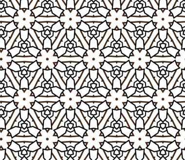 Soyut geometrik süslemesiz desen. tasarım arkaplanı, vektör illüstrasyonu