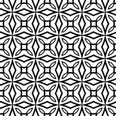 Soyut geometrik süslemesiz desen. tasarım arkaplanı, vektör illüstrasyonu