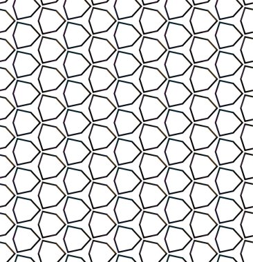 Soyut geometrik süslemesiz desen. tasarım arkaplanı, vektör illüstrasyonu