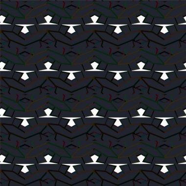 Soyut geometrik süslemesiz desen. tasarım arkaplanı, vektör illüstrasyonu