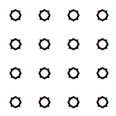 Soyut geometrik süslemesiz desen. tasarım arkaplanı, vektör illüstrasyonu