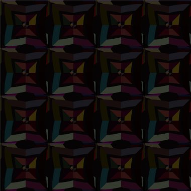 Soyut geometrik süslemesiz desen. tasarım arkaplanı, vektör illüstrasyonu