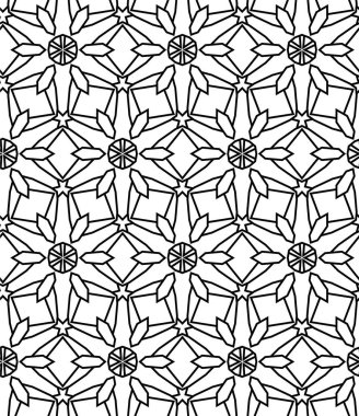 Soyut geometrik süslemesiz desen. tasarım arkaplanı, vektör illüstrasyonu