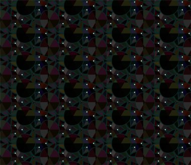 Soyut geometrik süslemesiz desen. tasarım arkaplanı, vektör illüstrasyonu