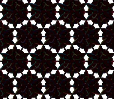 Soyut geometrik süslemesiz desen. tasarım arkaplanı, vektör illüstrasyonu