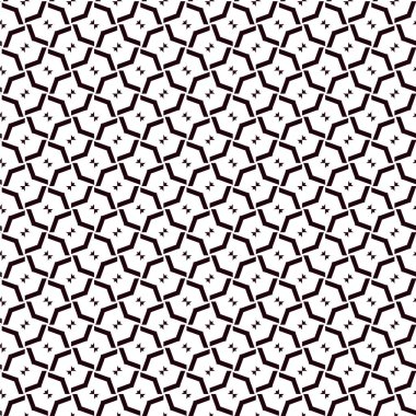 Geometrik soyut dikişsiz desen, vektör illüstrasyonu