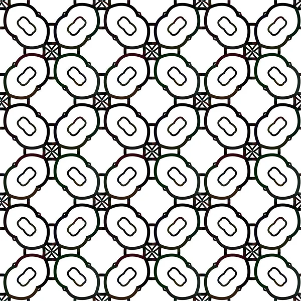 Resumo Padrão Ornamental Sem Costura Geométrica Fundo Projeto Ilustração Vetorial — Vetor de Stock