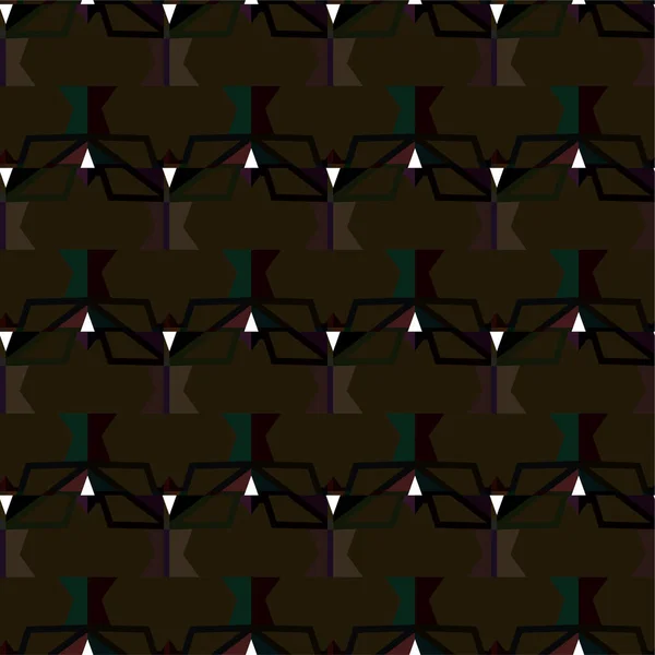 Motif Ornemental Géométrique Abstrait Sans Couture Fond Design Illustration Vectorielle — Image vectorielle