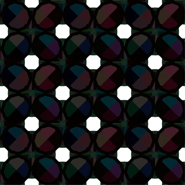 Abstracto Geométrico Ornamental Patrón Sin Costura Fondo Diseño Ilustración Vectorial — Vector de stock