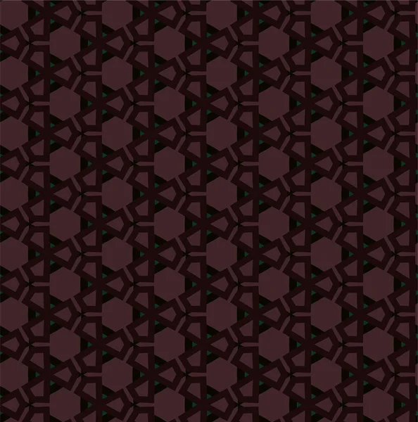 Motif Ornemental Géométrique Abstrait Sans Couture Fond Design Illustration Vectorielle — Image vectorielle