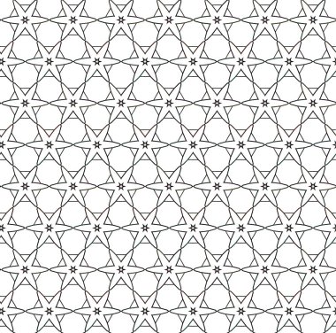 Soyut geometrik süslemesiz desen. tasarım arkaplanı, vektör illüstrasyonu