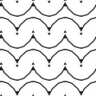 Soyut geometrik süslemesiz desen. tasarım arkaplanı, vektör illüstrasyonu