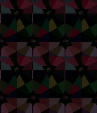 Soyut geometrik süslemesiz desen. tasarım arkaplanı, vektör illüstrasyonu