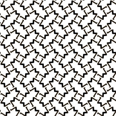 Soyut geometrik süslemesiz desen. tasarım arkaplanı, vektör illüstrasyonu