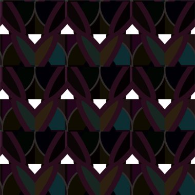 Soyut geometrik süslemesiz desen. tasarım arkaplanı, vektör illüstrasyonu