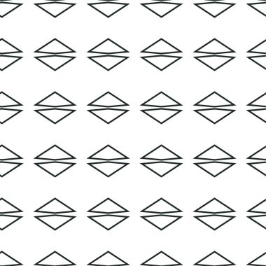 Soyut geometrik süslemesiz desen. tasarım arkaplanı, vektör illüstrasyonu