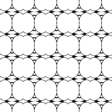Soyut geometrik süslemesiz desen. tasarım arkaplanı, vektör illüstrasyonu