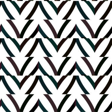 Soyut geometrik süslemesiz desen. tasarım arkaplanı, vektör illüstrasyonu