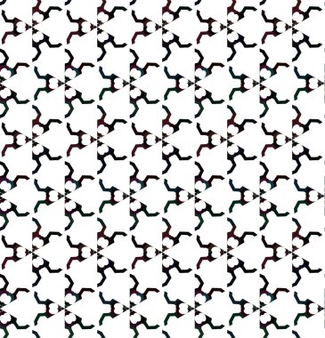 Soyut geometrik süslemesiz desen. tasarım arkaplanı, vektör illüstrasyonu