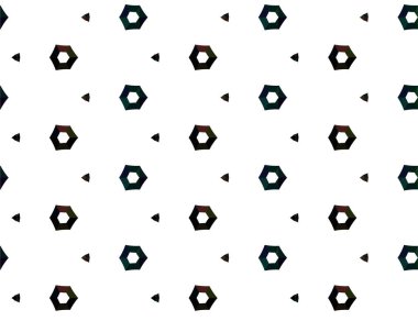 Soyut geometrik süslemesiz desen. tasarım arkaplanı, vektör illüstrasyonu