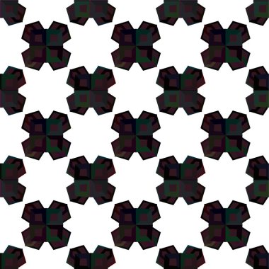 Soyut geometrik süslemesiz desen. tasarım arkaplanı, vektör illüstrasyonu