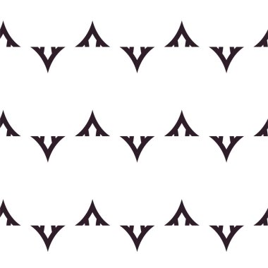 Soyut geometrik süslemesiz desen. tasarım arkaplanı, vektör illüstrasyonu