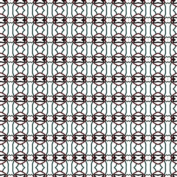 Motif Ornemental Géométrique Abstrait Sans Couture Fond Design Illustration Vectorielle — Image vectorielle