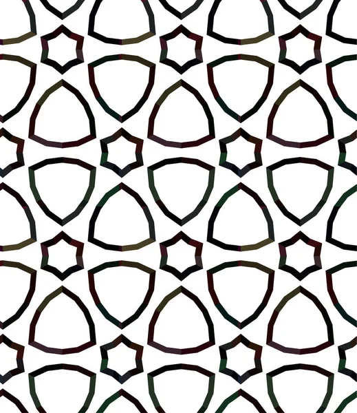 Abstrakte Geometrische Ornamentale Nahtlose Muster Design Hintergrund Vektorillustration — Stockvektor