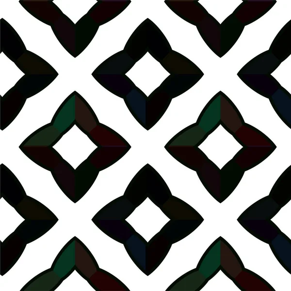 Abstraktní Geometrický Ornamentální Bezešvý Vzor Pozadí Návrhu Vektorová Ilustrace — Stockový vektor
