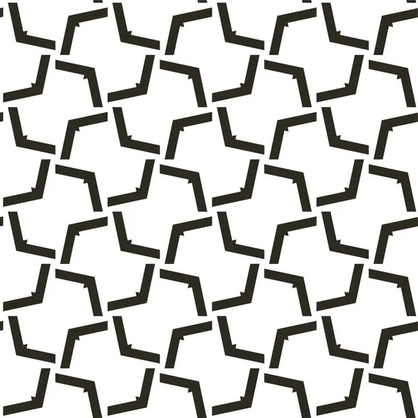 Abstrakte Geometrische Ornamentale Nahtlose Muster Design Hintergrund Vektorillustration — Stockvektor