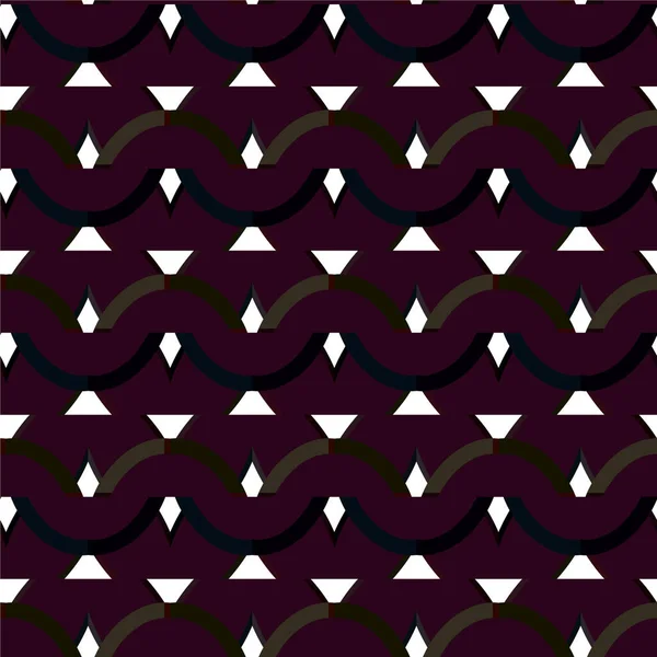 Abstrakte Geometrische Ornamentale Nahtlose Muster Design Hintergrund Vektorillustration — Stockvektor