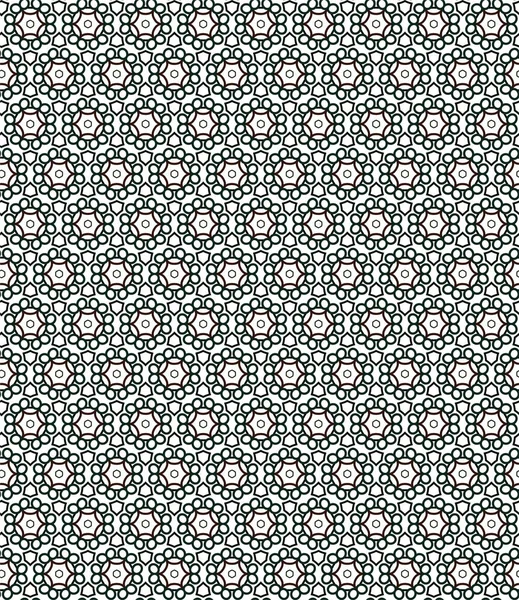 Abstrakte Geometrische Ornamentale Nahtlose Muster Design Hintergrund Vektorillustration — Stockvektor